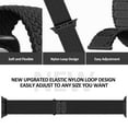 thumbnail image 2 of LEIXIUER Braided Solo Loop Compatible with Apple Watch Bands 41mm 40mm 38mm ultra 49mm 45mm 44mm 42mm Nylon Sport Braided Loop Wristbands Replacement iWatch Series 9 8 7 se 6 5 4 3 2 1 Women Men, 2 of 12