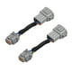 thumbnail image 2 of 2x adaptadores de conversión de , arnés de cableado de reequipamiento para , 03-05, conectores de antiniebla, cables, piezas de, 2 of 3