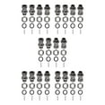 thumbnail image 1 of relayinert 4Pcs 17mm Roue Moyeu Adaptateur Conversion Extension Sans Couture Montage Titane Gris 31mm 5Set, 1 of 6