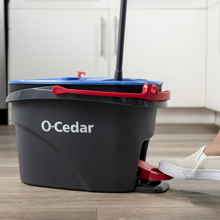 O-Cedar EasyWring RinseClean Spin Mop with 2-Tank Bucket System 168534 -  The Home Depot