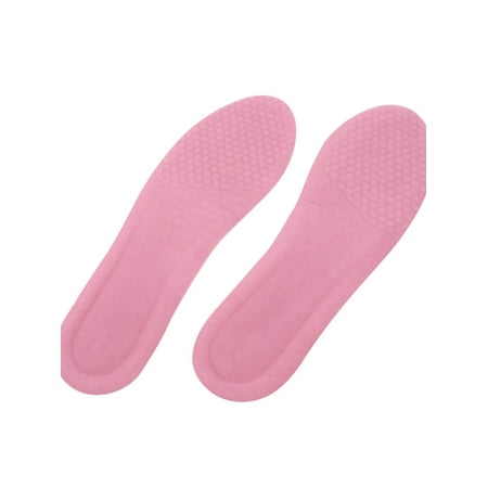 Pink Insoles - Support Shoes Women Insoles Foot Pads Pair Light Pink US 8