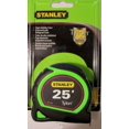thumbnail image 2 of Stanley 33-415 25-ft x 1-in Hi-Vis Green Measuring Tape with Tylon Blade Coating, 2 of 2