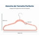 thumbnail image 2 of Ganchos de Terciopelo Premium Serenelife, Ahorradores de Espacio, Resistentes, con Gancho Metálico Giratorio de 360°, para Trajes, Pantalones y Vestidos, Rosa, Pack 10, 2 of 7