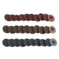 thumbnail image 1 of 30 Pcs 2 Discos de Lijado de Superficie de Bloqueo de Nylon Grano Fino Medio Grueso Unique Bargains, 1 of 8