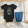 thumbnail image 3 of Funny Mommy Doesn't Want Your Advice Romper Boys or Girls Infant Baby Brisco Brands 12M, 3 of 6