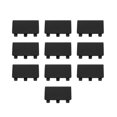 thumbnail image 1 of 10PCS Battery Back Cover Door Shell Case Replacement Accessory for XBOX ONE Controller, 1 of 5