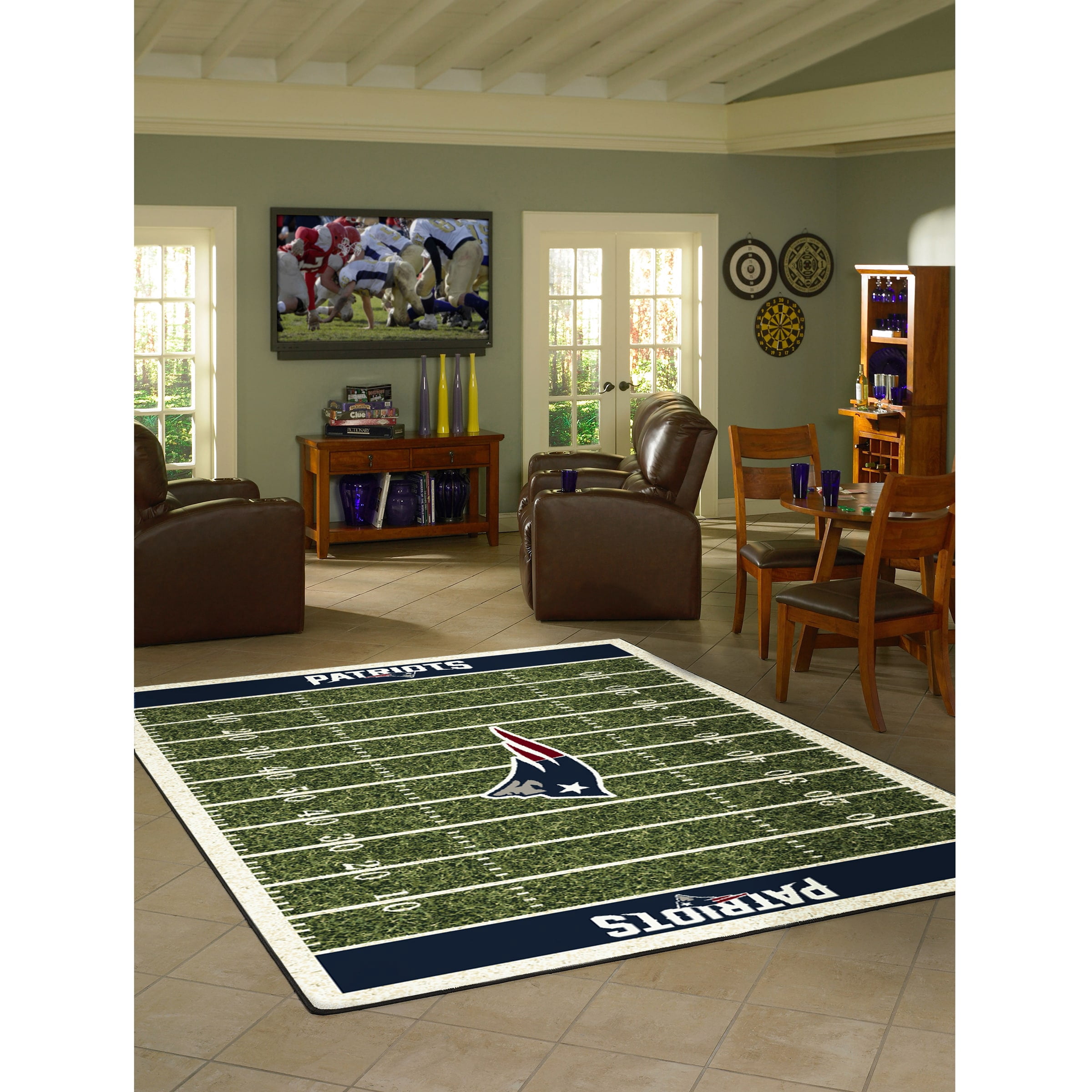 New England Patriots Imperial 4 X 6 Homefield Rug Walmart Com Walmart Com