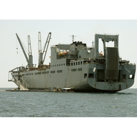 Military Sealift Command Ships - LAMINATED POSTER Military Sealift Command Large, Medium-speed Roll-on/Roll-off ship USNS Seay conducts operations in Poster Print 24 x 36