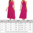 thumbnail image 2 of Vestido casual para mujer Vestido plisado sin espalda Estilo elegante Vestido largo Traje diario FLhrweasw Nuevo, 2 of 9