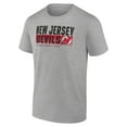 thumbnail image 2 of Men's Heathered Gray New Jersey Devils Jet Speed T-Shirt, 2 of 3