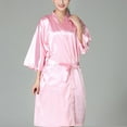 thumbnail image 2 of EeaseCA 1 Pce Robe de Soins de Beauté Tablier de Salon de Coiffure Robe d'Invité Teinture pour Cheveux Accessoire de Soins SPA Rose, 2 of 7