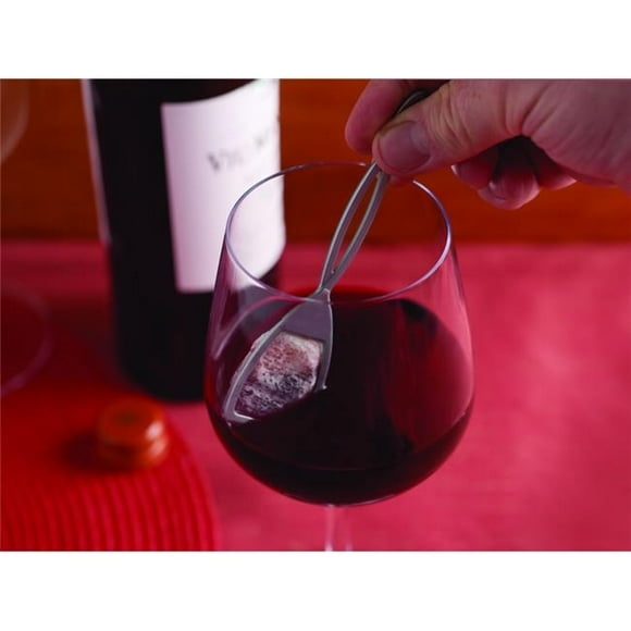 Purewine The Wand Polypropylene Wine Filter, Silver