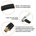 thumbnail image 4 of Unique Bargains Tire Inflator Extension Hose with Portable Inflatable Pump Connector Chuck Locking Air Pump Tube Tire Valve Connection Pipe for Car Truck Bike 80 cm, 4 of 6