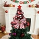 thumbnail image 1 of Festive Santa Hat Christmas Tree Topper Star Ornament for Holiday Home Decor, 1 of 7