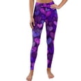 thumbnail image 5 of Fgvctg Romantic Valentines Day Leggings for Women Yoga High Waisted Full Length Stretch Workout Leggings Cute Love Heart Print Comfy Outfit Thermal Yoga pants Joggers Clothing Dark Purple XL, 5 of 6