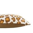 thumbnail image 2 of Leopard Silk Velvet Ikat Pillow, 20" X 20", 2 of 3