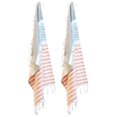 thumbnail image 1 of Boston International DIV20167 Torchons en Coton Rayé Hadley - Lot de 2, 1 of 1