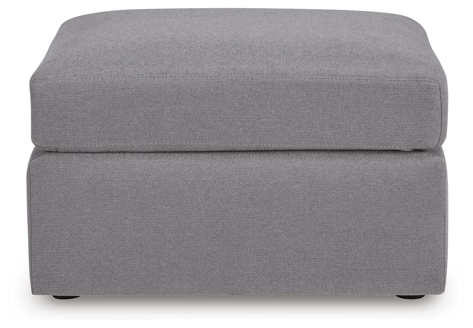 Signature Design by Ashley Modmax Oversized Accent Ottoman - Granite Gray Next-Gen Nuvella Performance Fabric