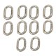 thumbnail image 3 of 10 Anillos Ovalados con Resorte, Clip de Resorte, Mosquetón Ovalado, Accesorio para Manualidades, Resorte de 25 mm Plata, 3 of 6