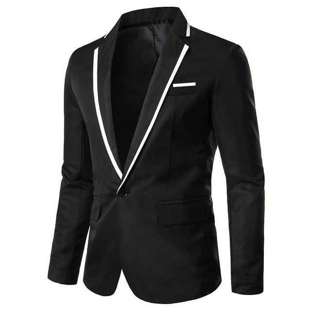 Traje pequeño para hombre, código de color a juego, corte entallado, sin planchado, chaqueta de traje informal para hombre, lote
