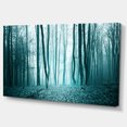 thumbnail image 2 of Forêt Magique Turquoise - Art Moderne sur Toile, 2 of 4