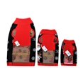 thumbnail image 4 of SOCAL LOOK Dog Christmas Sweater Acrylic Ugly Xmas Jumper with Leash Hole, Turtleneck Pet Outfit S, 4 of 10