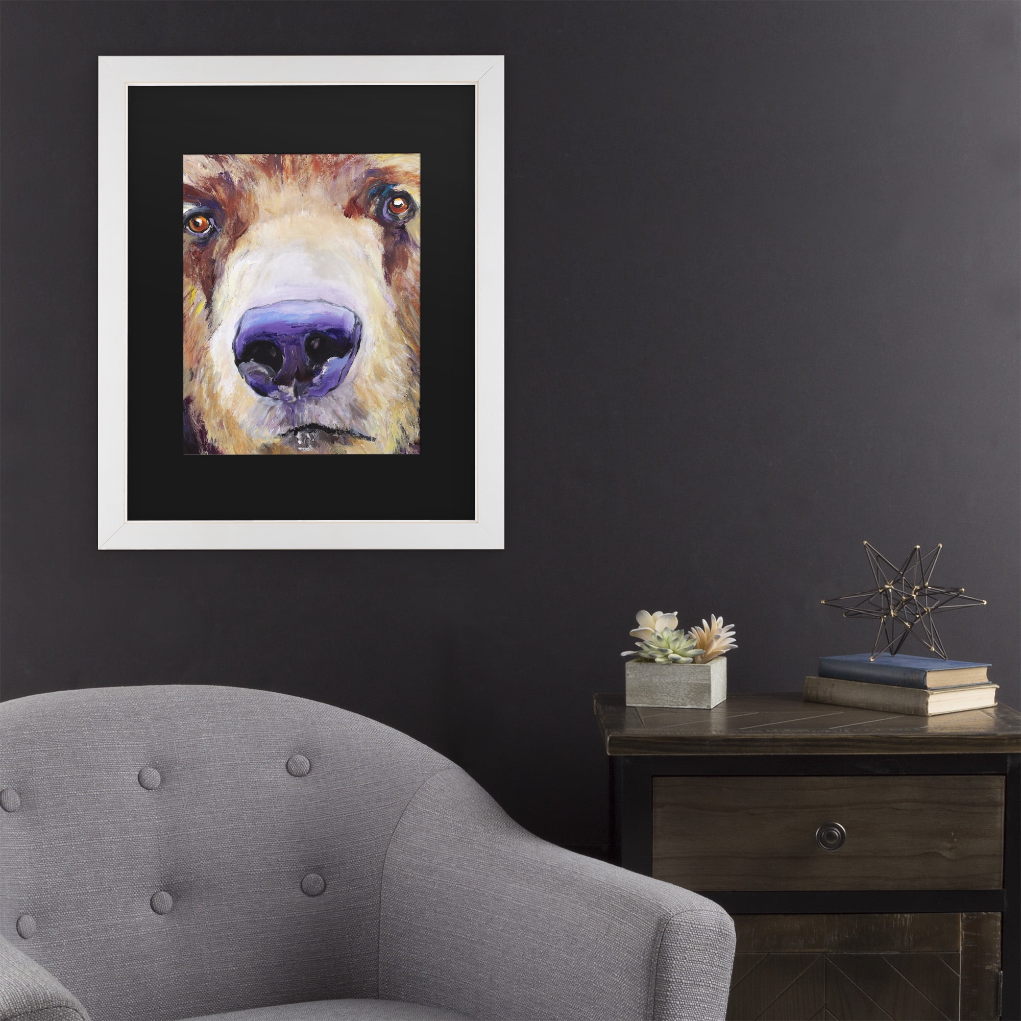 Trademark Fine Art 'The Sniffer' Canvas Art by Pat Saunders-White