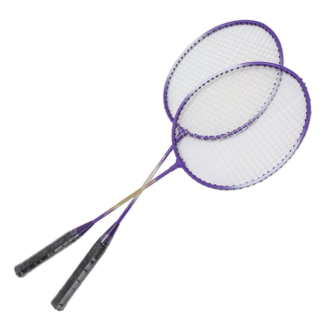 Badminton Racquets Set, Lightweight Badminton Racket 2 Pcs Skidproof Handle With Storage Bag For Students For Outdoor