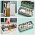 thumbnail image 5 of 3 Count Cutlery Storage Box Utensil Supplies Countertop Organizer Flatware Household Products Container, 5 of 6