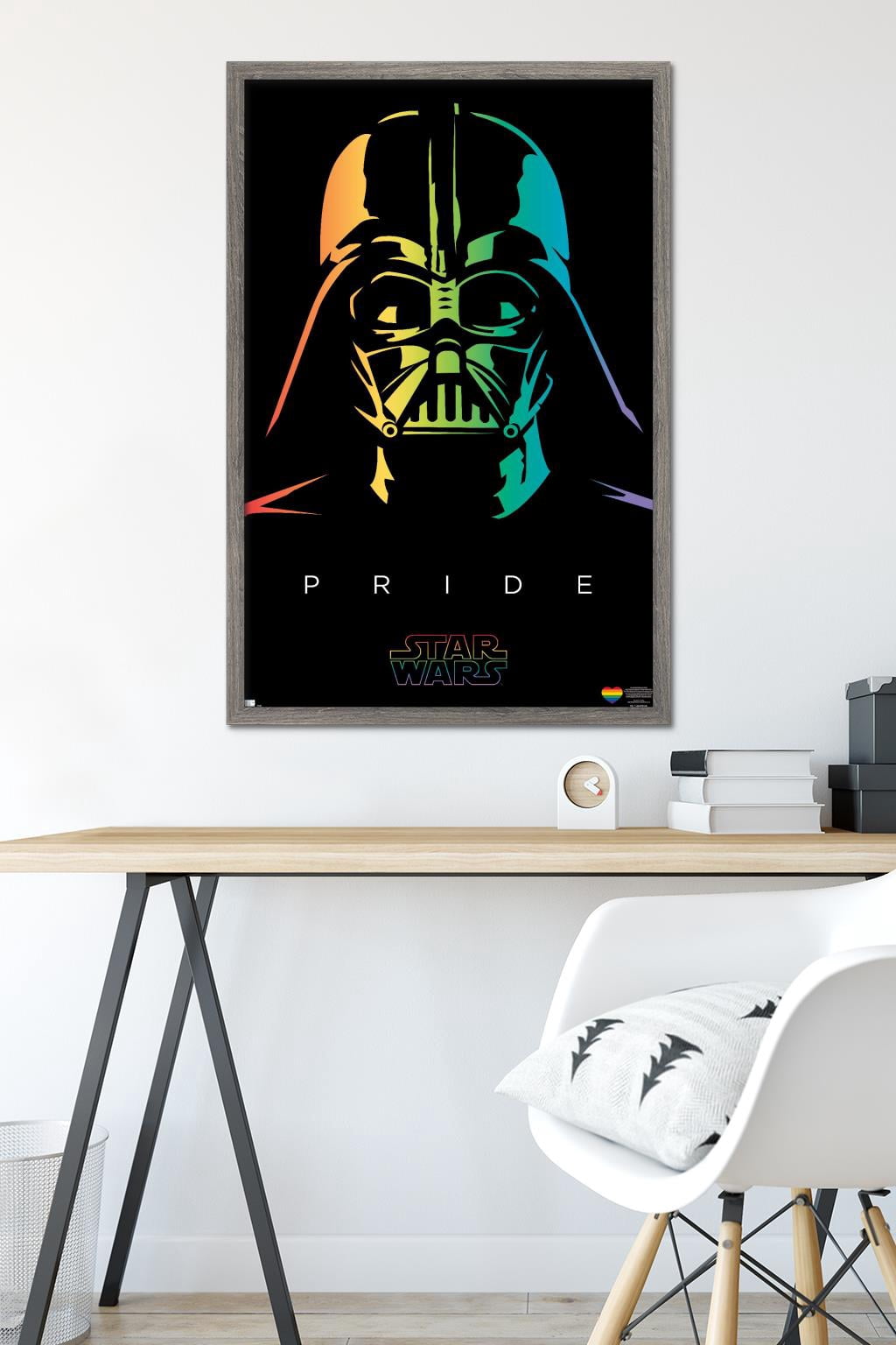 Star Wars: Saga - Darth Vader Pride Wall Poster, 22.375" x 34" Framed