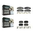 thumbnail image 1 of TEC Front Rear Ceramic Brake Pads Kit for Car 2014-2018 Dodge Charger RWD with 5.7L with 370mm Diameter Rotor KTC-100779, 1 of 10