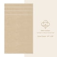 thumbnail image 4 of American Soft Linen Luxury Turkish Hand Towel Set, 100% Cotton 4 Piece Hand Face Towels for Bathroom and Kitchen, Beige, 4 of 9