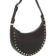 thumbnail image 3 of Valentino Rockstud Mini Grainy Leather Hobo Bag, Black, 3 of 5