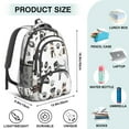 thumbnail image 5 of Schnauzer Dogs Backpack for School,Cute School Bag,Schoolbag with Adjustable Shoulder Straps & Padded Back,16.9 Inch, 5 of 5