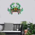 thumbnail image 5 of Metal Wall decor for art,Decoration for Outdoor Indoor ,Nautical Hanging Decorative Sculpture for Garden Balcony Bathroom - Green, 5 of 8