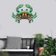 thumbnail image 5 of Decoración De Pared De Cangrejo Lindo Colco Escultura De Arte De Pared Verde, 5 of 7