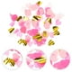 thumbnail image 5 of GOOHOCHY 4 paquetes confeti confeti en forma de corazón para la decoración de la fiesta de baby shower de género (20 g/paquete), 5 of 7
