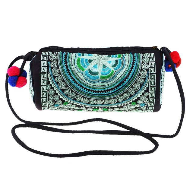 Bolso de hombro para mujer, bolso de mano Vintage para mujer, bolso femenino, bolso 3 Zulema Bolso de hombro bordado