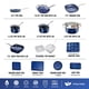 thumbnail image 2 of Batería de Cocina Granite Stone Antiadherente 20 Piezas Azul, 2 of 11