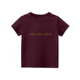 thumbnail image 5 of CCRFTGI Love Like Jesus Cute Shirts for Kids Girls Boys Size 7 Short Sleeve Letter Big Sister Outfit Tee Shirts Summer Trendy Loose Comdy Crew Neck T-Shirts Wine 1-2 Years, 5 of 7