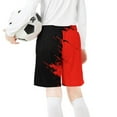 thumbnail image 4 of Cethrio Boys Shorts with Pockets, Sports Casual Drawstring Summer Shorts Red Size 9-10 T, 4 of 6