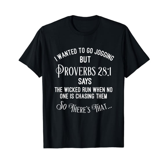 Funny Religious Running Shirt T-Shirt