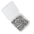 thumbnail image 5 of U8MO 100x Tibetan Silver Alloy Metal Heart Pendants Mini Dangle Charms Craft 9.5~18mm, 5 of 9