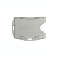thumbnail image 2 of SagaSave Hard Plastic ID Card Holder Badge Holders Vertical/Horizontal Double Sided for 2 Cards, 2 of 6