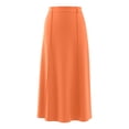 thumbnail image 5 of Long Maxi Skirt for Women Elegant High Waisted H Line Long Straight Casual Floor Pencil Skirt with Pockets, 5 of 5