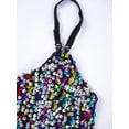thumbnail image 5 of YiZYiF Kids Girls Sparkly Sequins Adjustable Spaghetti Straps Tank Top Ballet Dance Gymnastics Vest Dancewear, 5 of 7