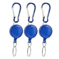 thumbnail image 1 of Telescopic Burglar Keychain, Multifunction Portable Retractable Keychain Buckle Durable Strong With Carabiner For Outdoor Blue,Green,Purple, 1 of 8