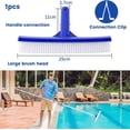 thumbnail image 2 of Cepillo de Plástico para Limpieza de Piscinas Zhivalor 25 Cerdas de Nailon Azul y Blanco, 2 of 5