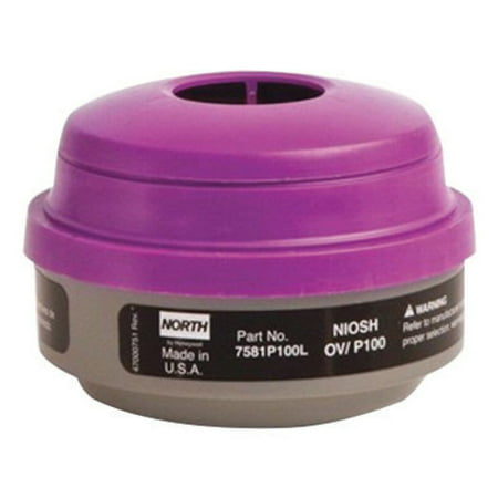 North by Honeywell Organic Vapors/Particulate P100 APR Cartridge For 5500, 7700, 5400 And 7600 Series