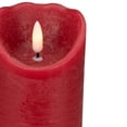 thumbnail image 4 of Northlight 4" LED Red Flameless Battery Operated Christmas Decor Candle, 4 of 5
